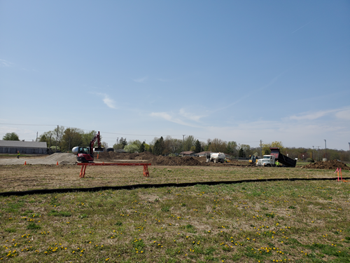 Maintenance Building Progress - April 2023