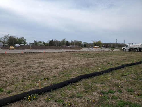Maintenance Building Progress - April 2023