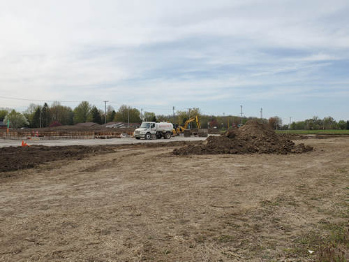 Maintenance Building Progress - April 2023